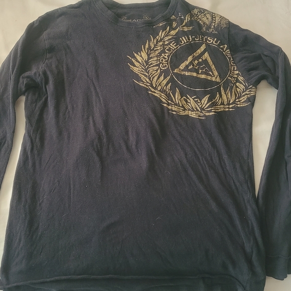 Gracie university jiu-jitsu long sleeved tshirt - Picture 1 of 6